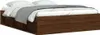 A bed frame with bedding. Produktbild-Vorschau