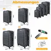 KESSER® Set de 4 valises rigides Set de valises rigides Set Voir les images du produit 2