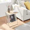 Stolik pomocniczy z półką na gazety „Jäller” metal 48 x 40 Podgląd zdjęcia produktu 2