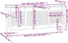 vidaXL MDF Heizkörperverkleidung 205 cm Produktbild-Vorschau 8