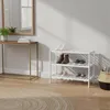 Relaxdays Schuhregal, 3 Ebenen, 9 Paar Schuhe, HBT: 54,5 x Produktbild-Vorschau 3