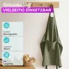 EllaTex Schürze Kochschürze Latzschürze 100% Baumwolle Produktbild-Vorschau 3