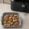 WELLHAUS Silikoneinsatz Airfryer quadratisch 16x16 cm Produktbild-Vorschau 5