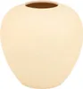 A beige ceramic vase on a white background. Náhled obrázku produktu