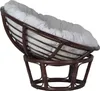 MiaMöbel Sessel Rattan 100 cm Modern 100% Baumwolle Rattan Produktbild-Vorschau 3