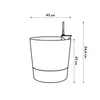 ELHO - Blumentopf - Greensense Aqua Care Round 43 - Light Produktbild-Vorschau 4