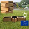 HolzGarden Pflanzkübel Set 3 Stück Holz Teak Imprägniert Produktbild-Vorschau 6