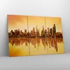 Bild auf Leinwand - Leinwandbild - Stadt Wolkenkratzer Produktbild-Vorschau 4