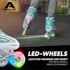Apollo Super Blades X Pro Inlineskates - White/Mint - L - Produktbild-Vorschau 3