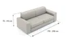 Flexibler Bezug für 3-Sitzer-Sofa SUPERIOR, weich, bequem, Produktbild-Vorschau 3