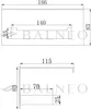 Balneo | Toilettenpapierhalter mit Ablage anthrazit GUN Produktbild-Vorschau 2