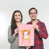 Mr. & Mrs. Panda Bild Einhorn Prinzessin DIN A3 - Rot Produktbild-Vorschau 3