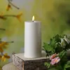 LED Kerze outdoor - Kunststoff - 3D Flamme - H: 17,5cm - D: Produktbild-Vorschau 6