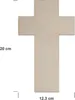 Creative Deco 10 x Große Kreuz Anhängers aus Holz | 20 x Produktbild-Vorschau 2