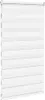 vidaXL Dvojitá roletka, bílá, 90 x 100 cm, šířka látky 85,9 Náhled obrázku produktu 3
