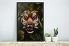 MuchoWow® MuchoWow® Gerahmtes Poster Tiger - Grün - Augen Produktbild-Vorschau 4