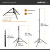 Walimex pro AIR 290 Lampenstativ 290 cm Anteprima dell’immagine prodotto 3