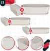 KOTARBAU® 3 pcs. Céramique Bac à fleurs avec soucoupe 3 Voir les images du produit 5