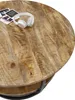 Couchtisch Jambi - Ø87x44cm - Metall/Mangoholz Produktbild-Vorschau 4