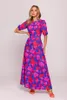 Made of Emotion Maxi abito donna Gahevere I. M858 rosa-navy Anteprima dell’immagine prodotto 1