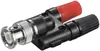 goobay BNC Stecker auf 2 x 4 mm Bananenbuchse mit Anteprima dell’immagine prodotto 1