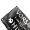Heikoeco® Vorsicht Hund Schild, Warnschild Hund, Warnung Produktbild-Vorschau 4