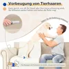 A man playing with a puppy on a sofa with a protective cover. Náhled obrázku produktu