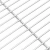 vidaXL Griglia argento 45 x 40 cm in acciaio inox Anteprima dell’immagine prodotto 3