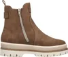 A single brown and beige boot is shown against a white background. Produktbild-Vorschau