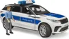 bruder Range Rover Velar auto della polizia con poliziotto, Anteprima dell’immagine prodotto 1