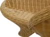 KRINES HOME Krzesło Lotus wykonane z prawdziwego rattanu / Podgląd zdjęcia produktu 5
