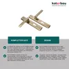 KOTARBAU® Türdrückerset 72 mm PZ Langschild Patina Produktbild-Vorschau 2