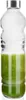 A clear glass bottle filled with a green liquid, likely a smoothie or juice, with a silver cap. Náhled obrázku produktu