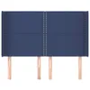 vidaXL Kopfteil mit Ohren Blau 147x16x118/128 cm Stoff - Produktbild-Vorschau 3