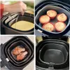 Heißluftfritteuse Zubehör 20cm Quadratische Kuchenform Produktbild-Vorschau 4
