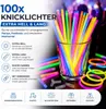 100x bastoncini luminosi colorati - bastoncini luminosi Anteprima dell’immagine prodotto 5
