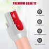 Close-up of a vacuum cleaner part with marketing text and icons. Produktbild-Vorschau