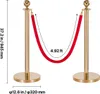 SucceBuy set di paletti barriera, 6 pezzi, con tappeto Anteprima dell’immagine prodotto 8