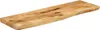 vidaXL Tischplatte 100x20x3,8 cm Baumkante Massivholz Raues Produktbild-Vorschau 1