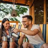 Relaxdays Vogelnest, dekorativer Nistkasten, hängend, Produktbild-Vorschau 3