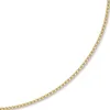 3,5mm Kette Collier Erbskette aus 750 Gold Gelbgold 50cm Produktbild-Vorschau 3
