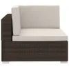 set di divani da giardino 4 pezzi con cuscini in poly Anteprima dell’immagine prodotto 5