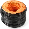 A coiled black flexible hose with an orange fabric lining. Produktbild-Vorschau
