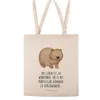 Mr. & Mrs. Panda Shopping Tasche Wombat - Transparent - Produktbild-Vorschau 3