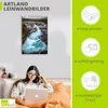 ARTland Leinwandbild Wasserfall Bruarfoss auf Island Größe: Produktbild-Vorschau 3