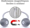 4 Stück Magnetische Vorhang-Raffhalter, Vorhang-Clips, Produktbild-Vorschau 4