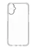 A transparent phone case is shown against a white background. Produktbild-Vorschau