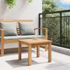 vidaXL Couchtisch Braun 45 x 45 x 36 cm Massivholz Teak Produktbild-Vorschau 4