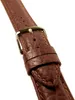 Uhrenarmband Kalbsleder Matt Braun Honig Herzog 20616G, Produktbild-Vorschau 2
