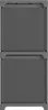 vidaXL Étagère cube avec 6 boîtes Gris 103x30x72,5 cm Tissu Voir les images du produit 2